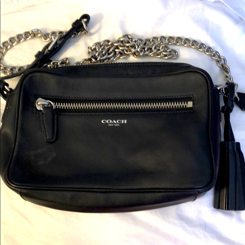 Coach Black Leather Crossbody